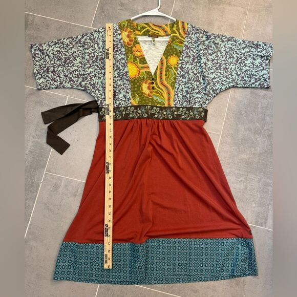 Matilda Jane You & Me Dress Oh Liza Boho Women’s size Medium Tie back - Picture 7 of 7